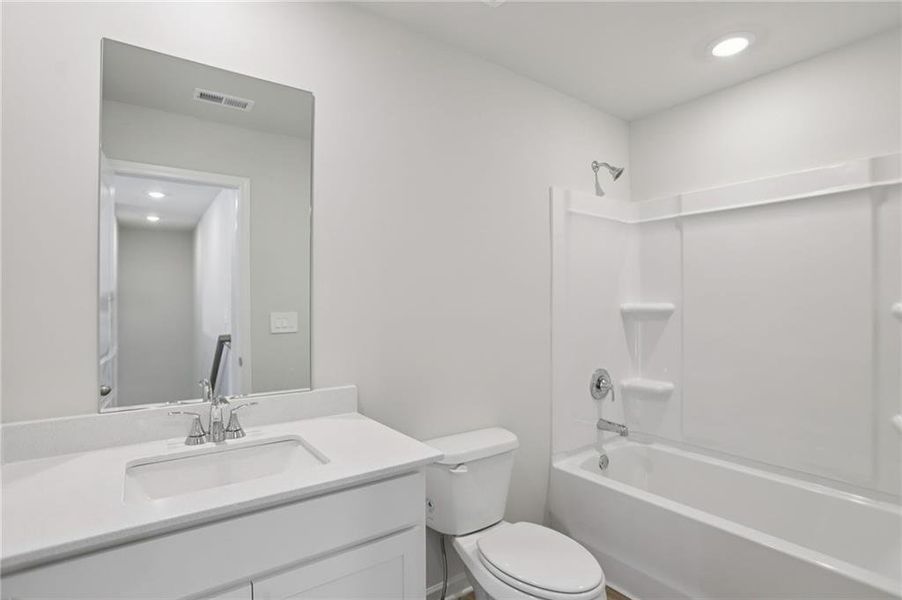 Furnished interior view inside a new home in Westmont Preserve, Powder Springs (Image 7).