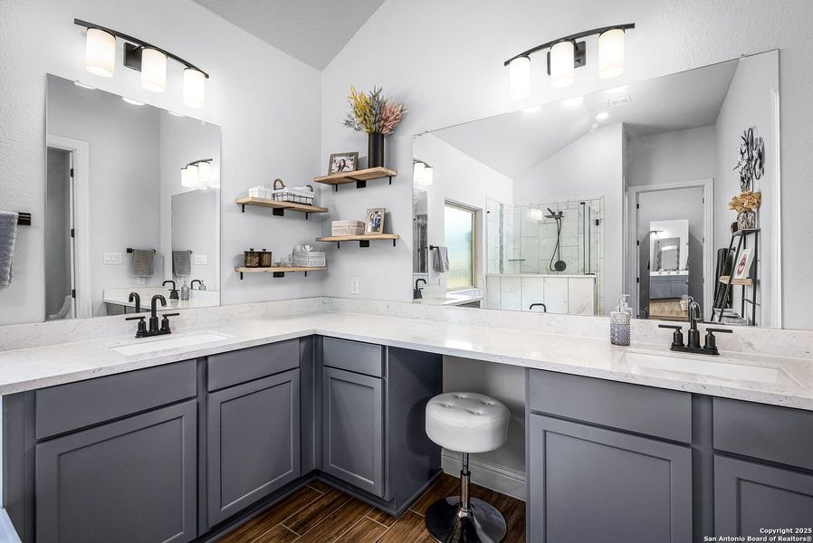 Furnished interior view inside a new home in , New Braunfels (Image 5).