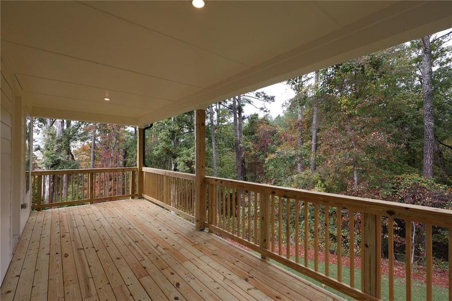 Exterior details and patio area of a home in Havencroft, Woodstock (Image 2).