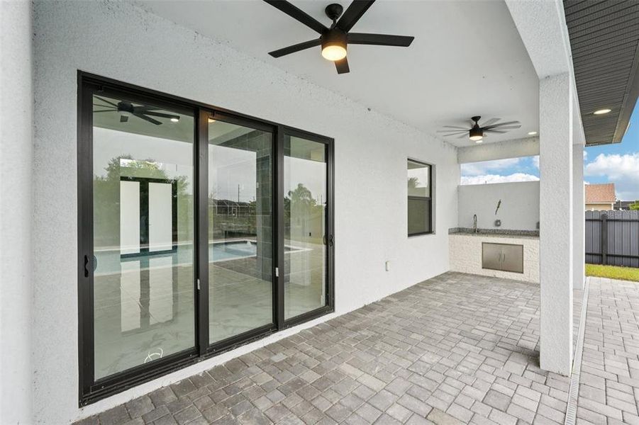 Exterior details and patio area of a home in , Cape Coral (Image 3).