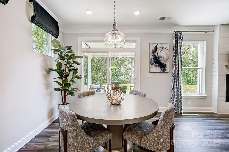 Furnished interior view inside a new home in Grier Meadows, Charlotte (Image 36).
