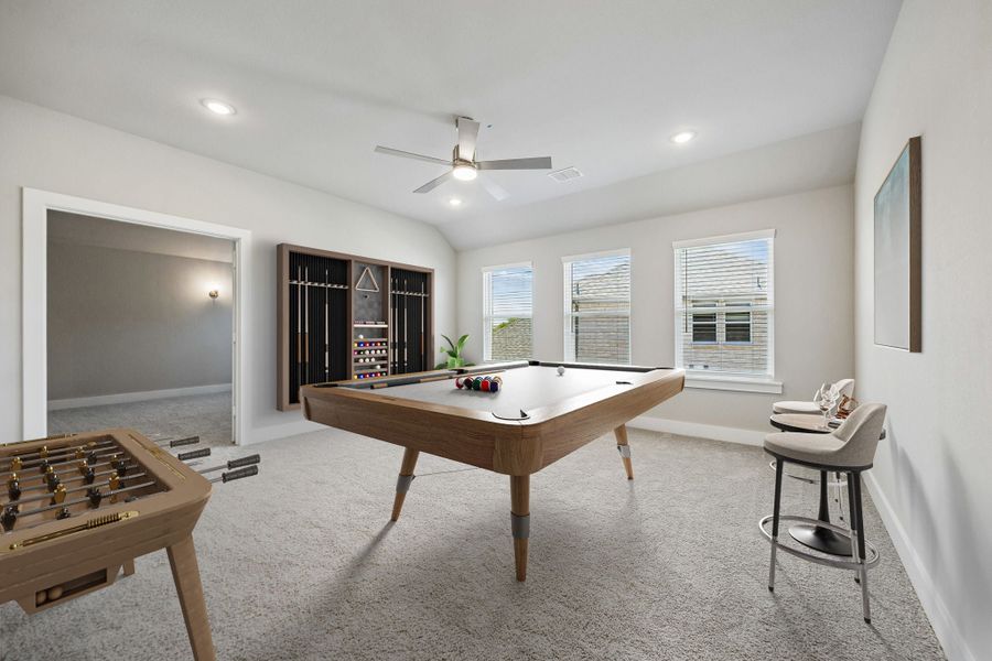 Furnished interior view inside a new home in Rainwater Crossing, Celina (Image 9).