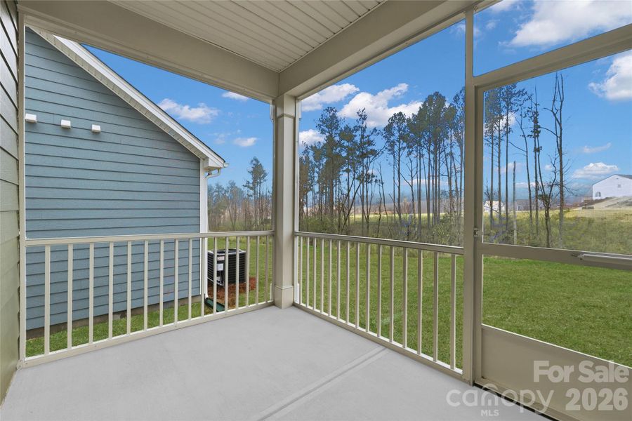 Exterior details and patio area of a home in Redhawk: Enclave, Belmont (Image 21).