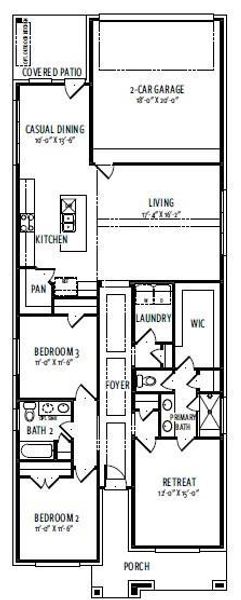2D floor plan layout of this home in Riceland, Mont Belvieu, TX (Image 1). 2D floor plan layout of this home in Riceland, Mont Belvieu, TX (Image 1).