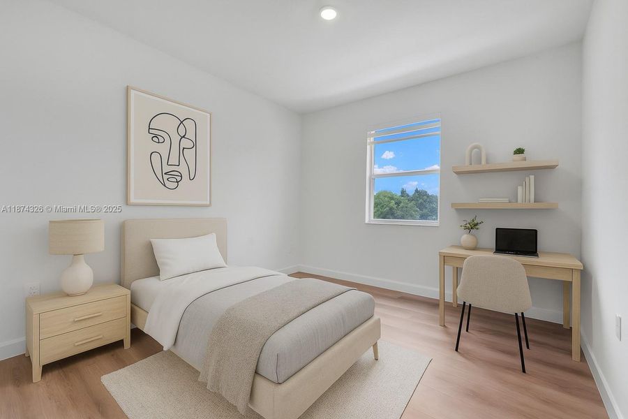 Furnished interior view inside a new home in , Miami (Image 6). Furnished interior view inside a new home in , Miami (Image 6).