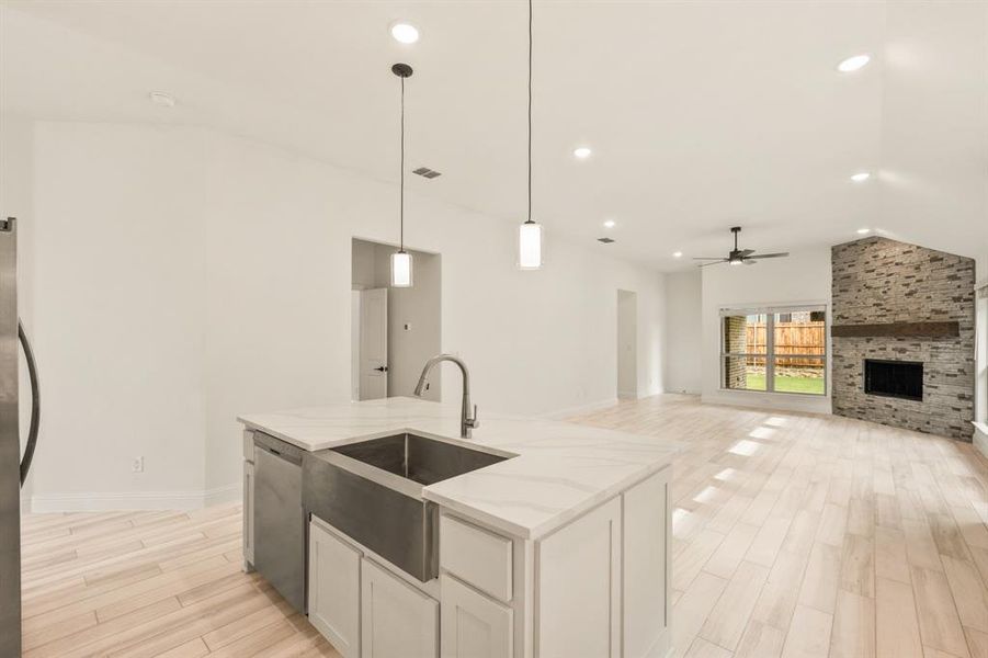 Furnished interior view inside a new home in West Crossing, Anna (Image 11).