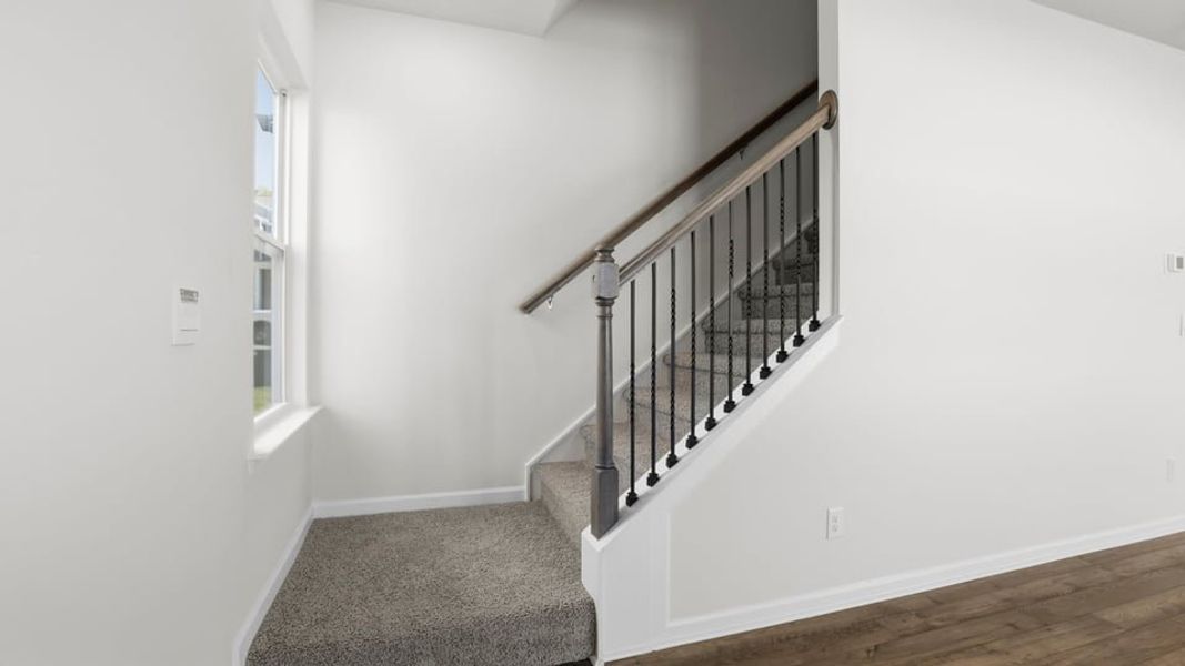 Spacious, unfurnished interior of a new home in Durbin Meadows Traditions, Fountain Inn (Image 26).