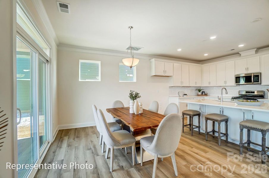 Furnished interior view inside a new home in Ashton Park, Monroe (Image 6).