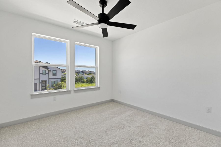 Spacious, unfurnished interior of a new home in Whisper Valley, Manor (Image 64). Spacious, unfurnished interior of a new home in Whisper Valley, Manor (Image 64).