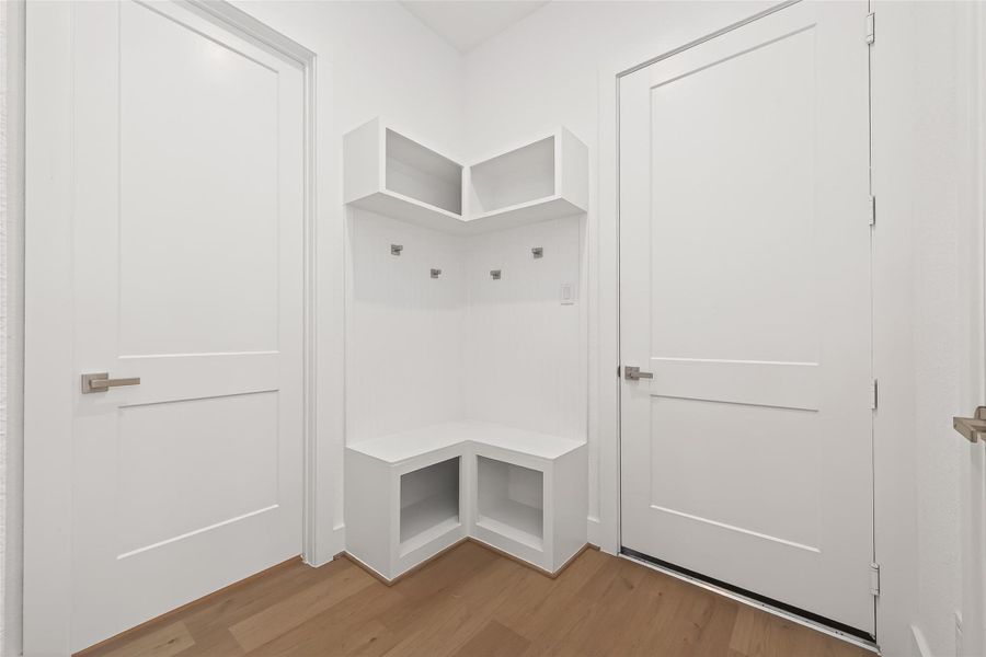 MUDROOM FROM GARAGE MUDROOM FROM GARAGE