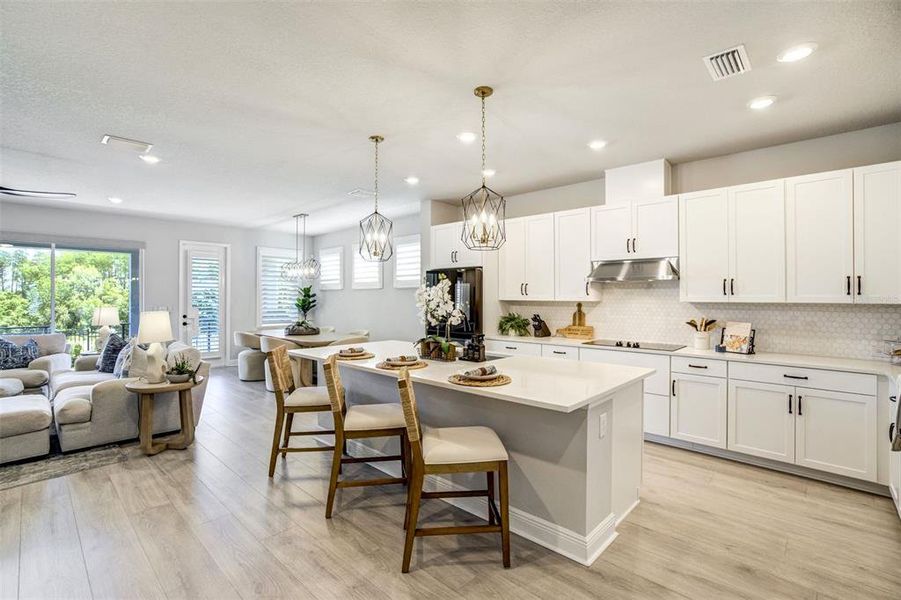 Furnished interior view inside a new home in , Tarpon Springs (Image 13).