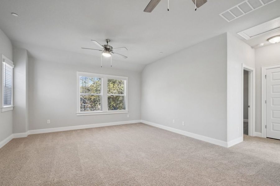 Representative unfurnished interior of a home built from the Clear Creek 2107 by Brohn Homes in Clear Creek, Round Rock (Image 20). Representative unfurnished interior of a home built from the Clear Creek 2107 by Brohn Homes in Clear Creek, Round Rock (Image 20).