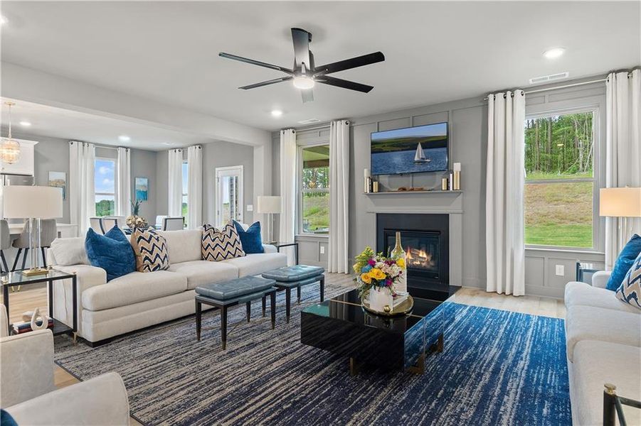 Furnished interior view inside a new home in Northcroft, Loganville (Image 40).