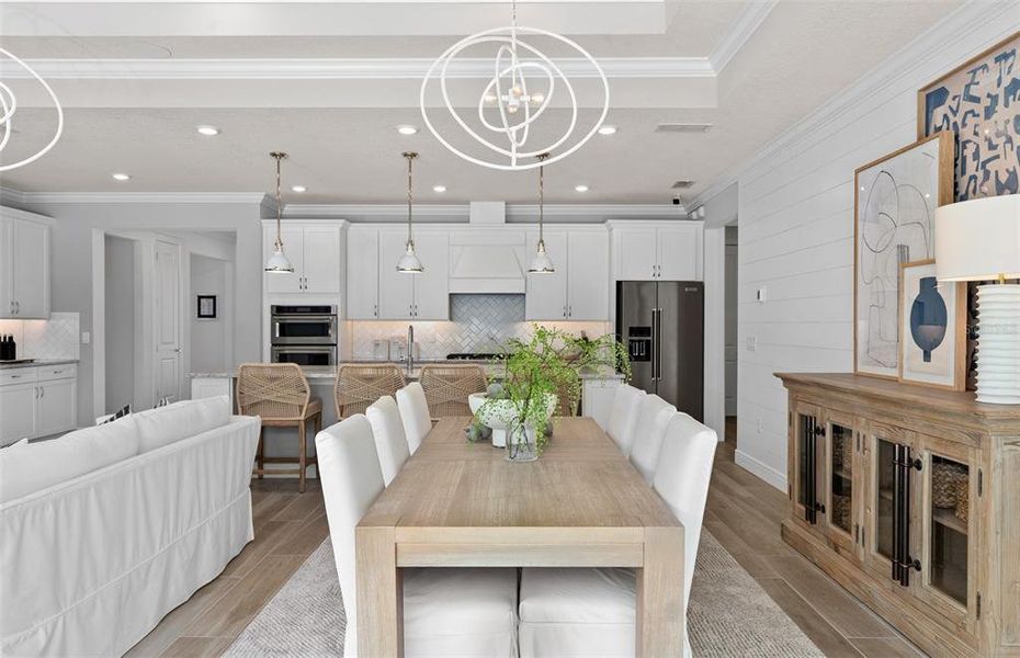 Furnished interior view inside a new home in Del Webb Sunbridge, St. Cloud (Image 11).