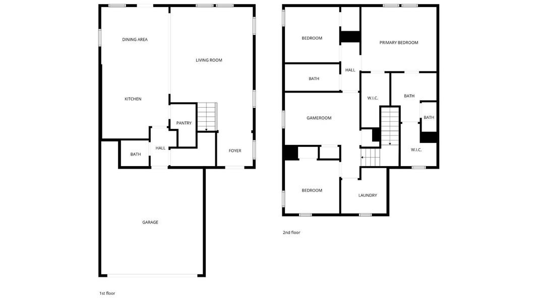 2D floor plan layout of this home in Laurel Landing: Founders Collection, Alvin, TX (Image 4). 2D floor plan layout of this home in Laurel Landing: Founders Collection, Alvin, TX (Image 4).