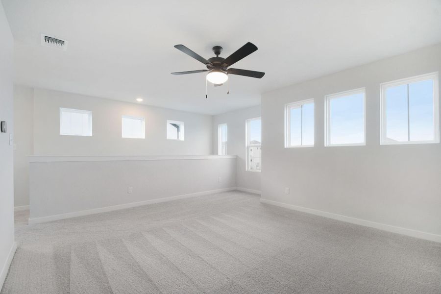 Spacious, unfurnished interior of a new home in Avery Centre, Round Rock (Image 19). Spacious, unfurnished interior of a new home in Avery Centre, Round Rock (Image 19).
