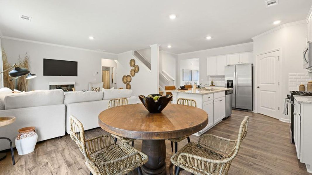 Furnished interior view inside a new home in Braselton Village, Braselton (Image 46). Furnished interior view inside a new home in Braselton Village, Braselton (Image 46).