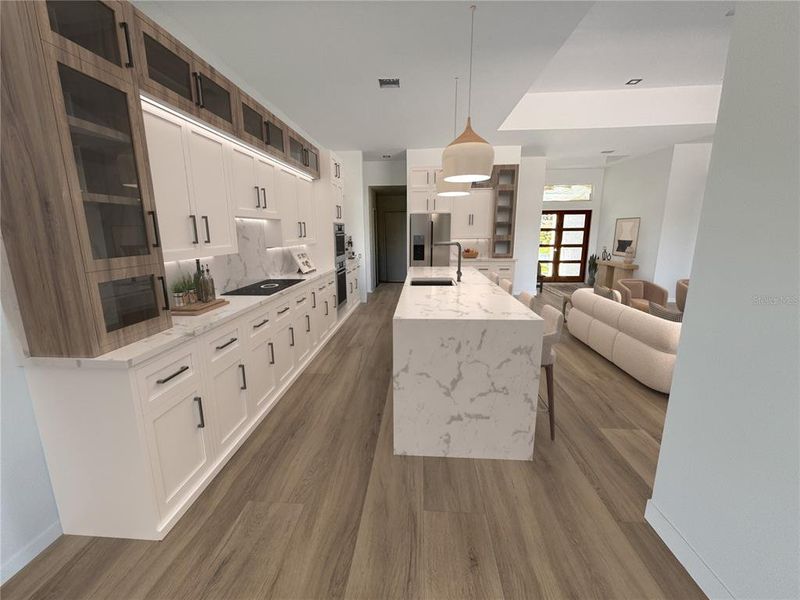 Furnished interior view inside a new home in , Rotonda West (Image 23).