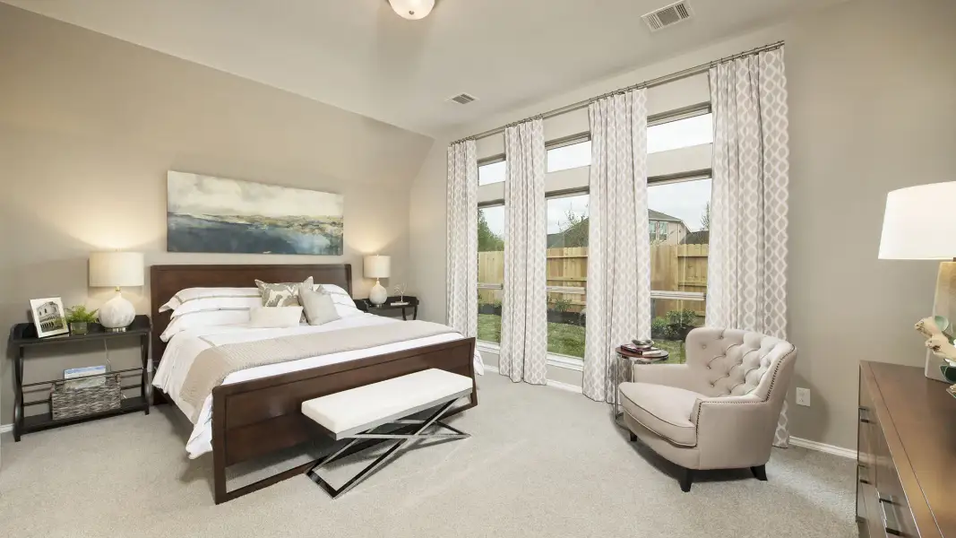 Furnished interior view inside a new home in Silo Mills, Cleburne (Image 107). Furnished interior view inside a new home in Silo Mills, Cleburne (Image 107).