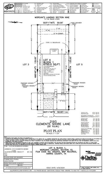 Plot Plan