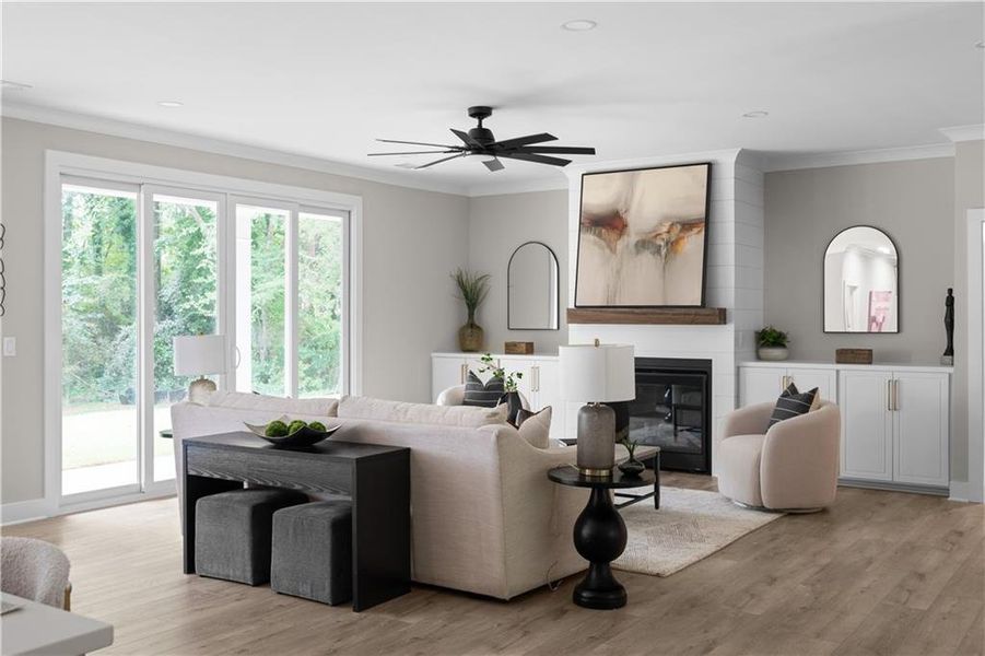 Furnished interior view inside a new home in , Lilburn (Image 5).