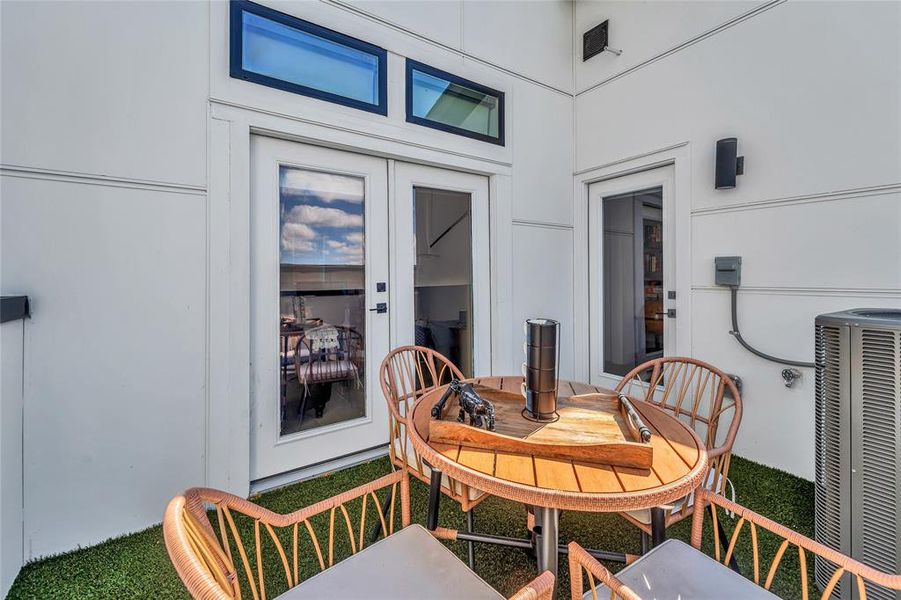 4th Floor balcony just off Secondary Primary suite with Skyline view 4th Floor balcony just off Secondary Primary suite with Skyline view