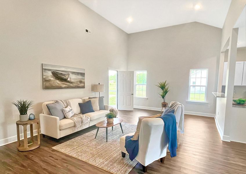 Furnished interior view inside a new home in , St. Stephen (Image 14).