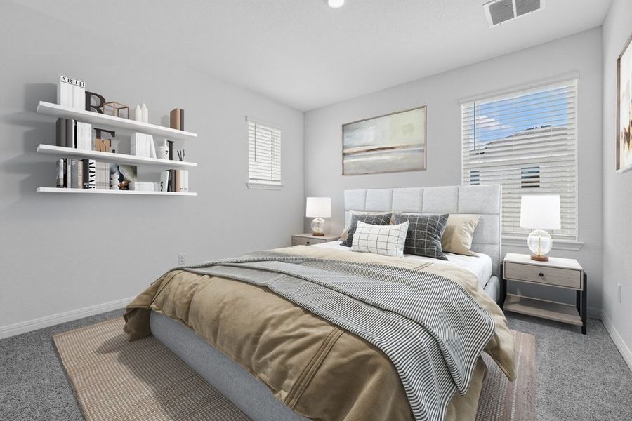 Furnished interior view inside a new home in Sunfield, Buda (Image 15).
