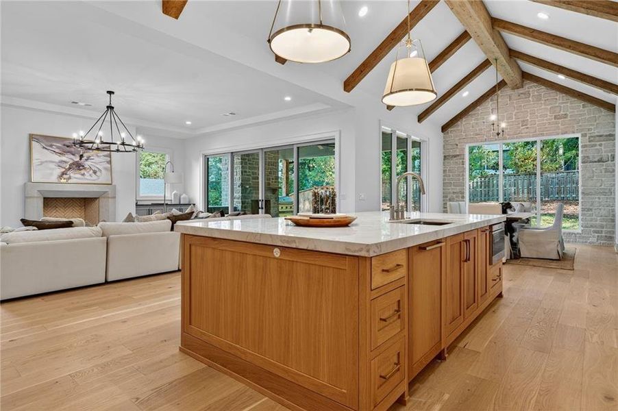 Furnished interior view inside a new home in , Alpharetta (Image 6).