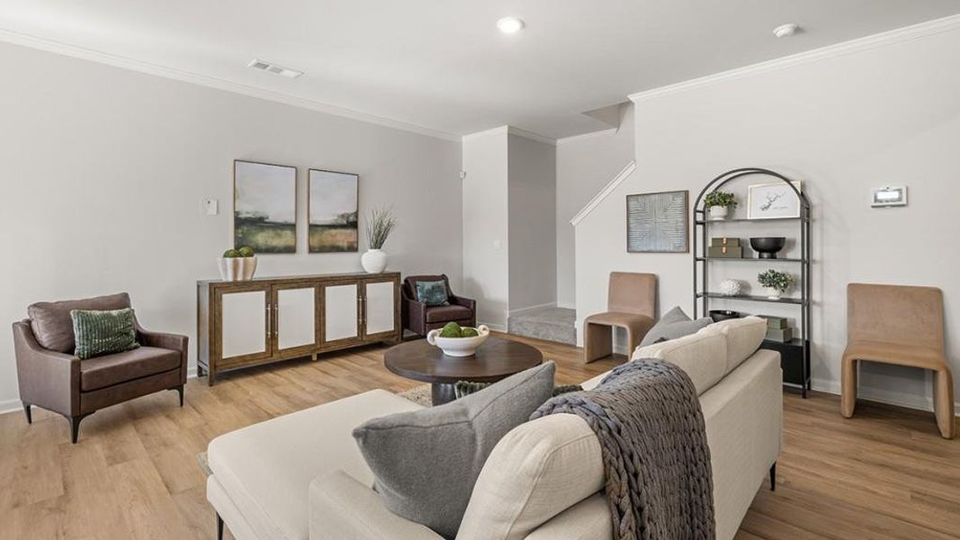 Furnished interior view inside a new home in Pointe Park, Union City (Image 31).