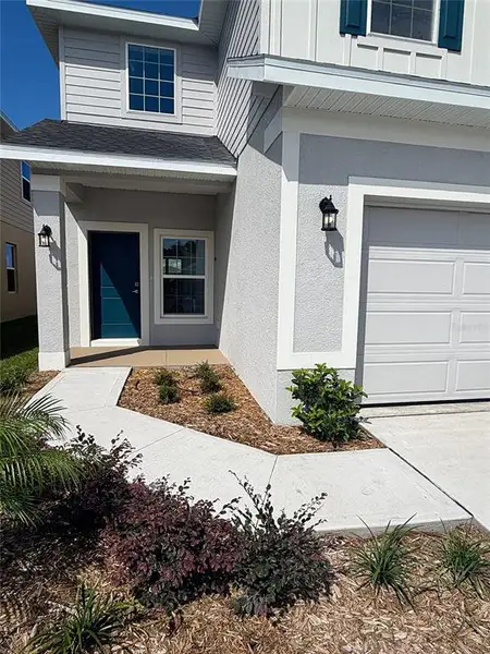 Exterior details and patio area of a home in , Harmony (Image 4).
