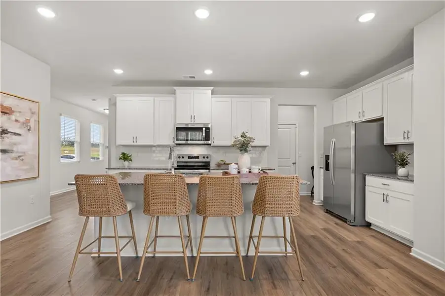 Furnished interior view inside a new home in The Retreat at Walden Park, Jonesboro (Image 25).