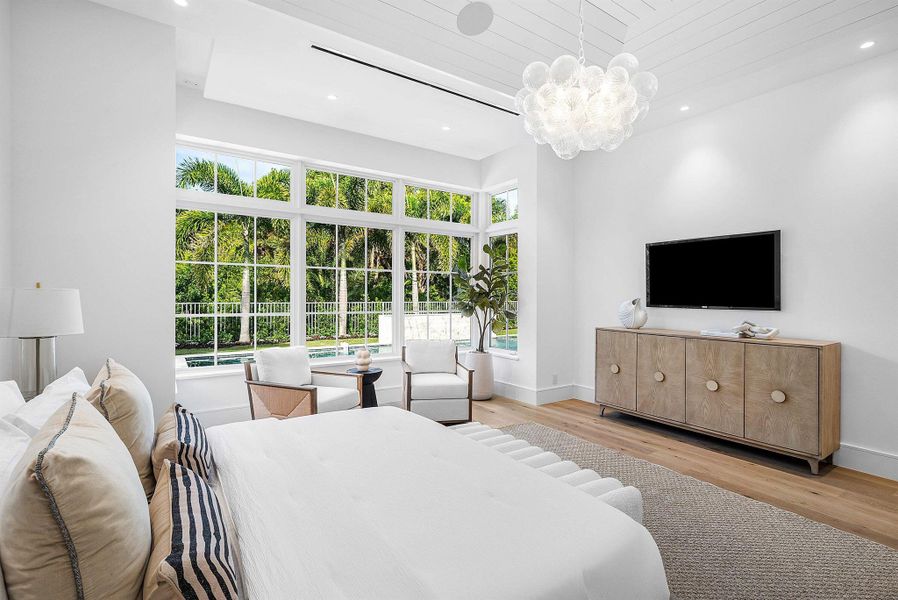 Furnished interior view inside a new home in , Delray Beach (Image 6).