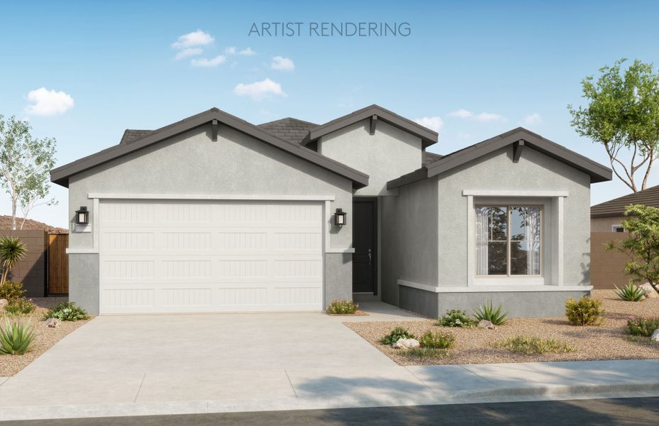 Representative exterior photo of a completed home built from the Nectar by Pulte Homes in Shadow Ridge, Avondale, AZ (Image 13).