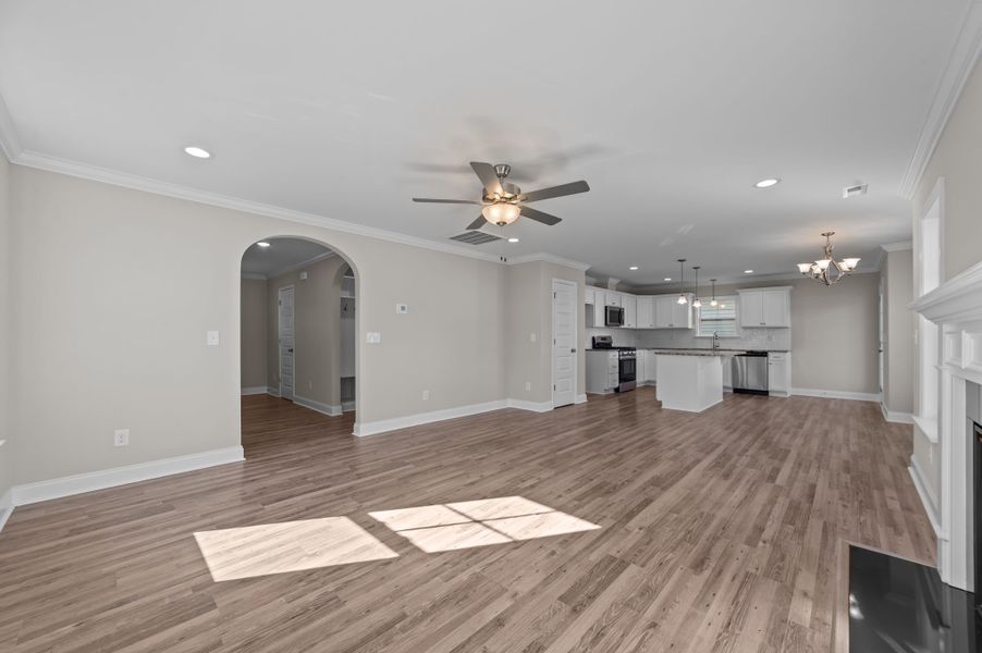 Spacious, unfurnished interior of a new home in Arbor Hills South, Greenville (Image 18).
