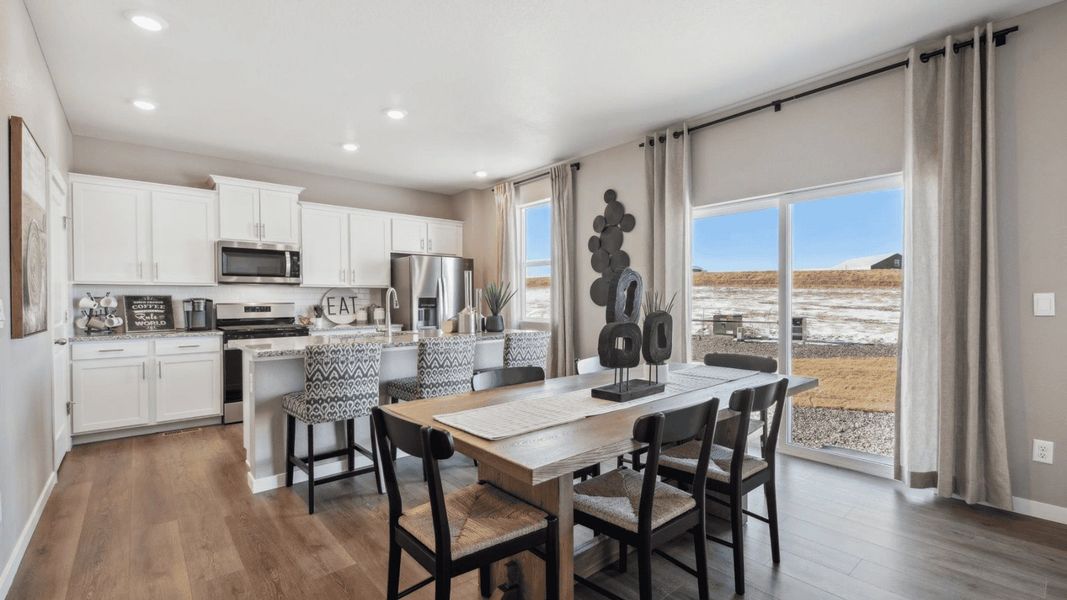 Furnished interior view inside a new home in Spring Valley Ranch, Elizabeth (Image 4).