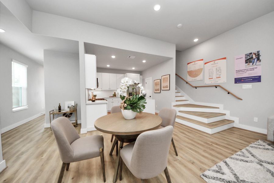 Furnished interior view inside a new home in , Houston (Image 4).