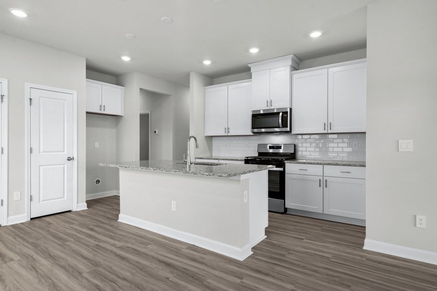 Furnished interior view inside a new home in Waterside - Boardwalk Series, Longs (Image 8). Furnished interior view inside a new home in Waterside - Boardwalk Series, Longs (Image 8).