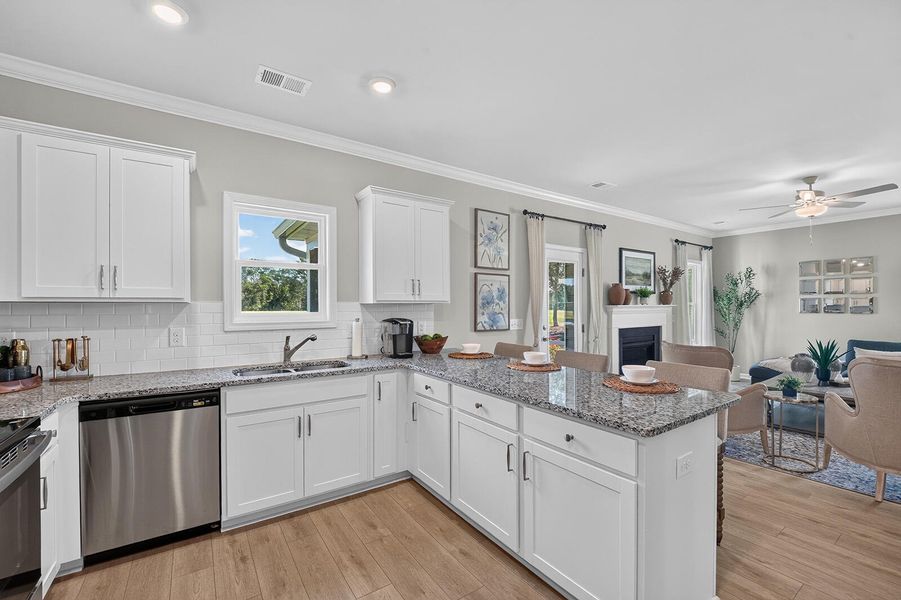 Furnished interior view inside a new home in , Summerville (Image 16).