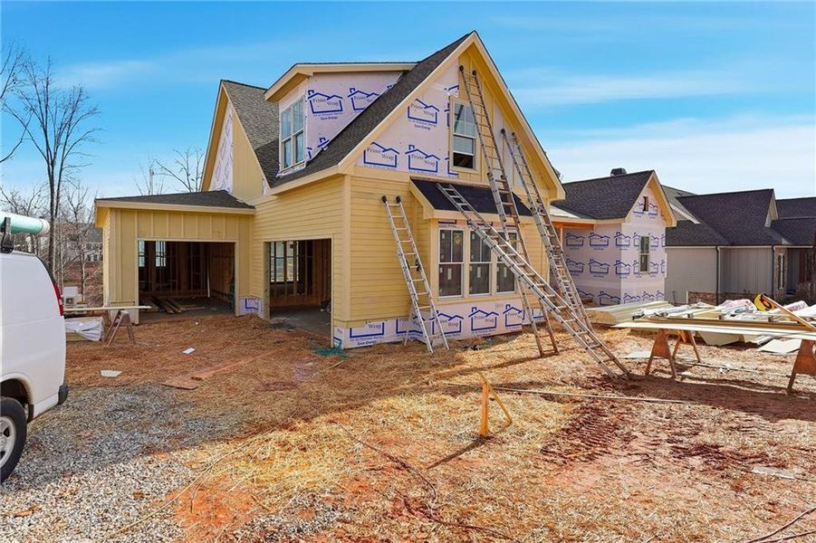 In-progress construction of a new home in , Dawsonville, GA (Image 17). In-progress construction of a new home in , Dawsonville, GA (Image 17).