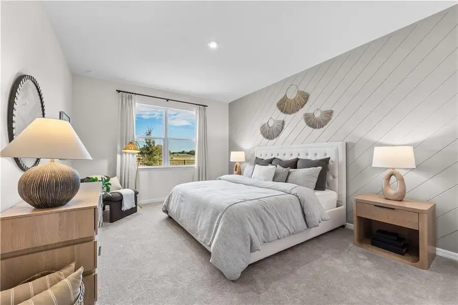 Furnished interior view inside a new home in River Oaks, Locust Grove (Image 15).