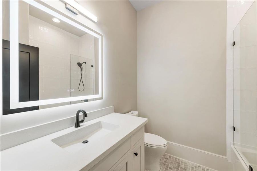 Furnished interior view inside a new home in , Alpharetta (Image 45).