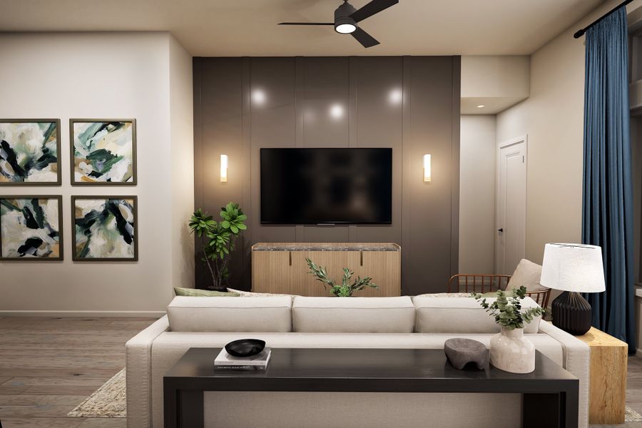 The Aster - Family Room