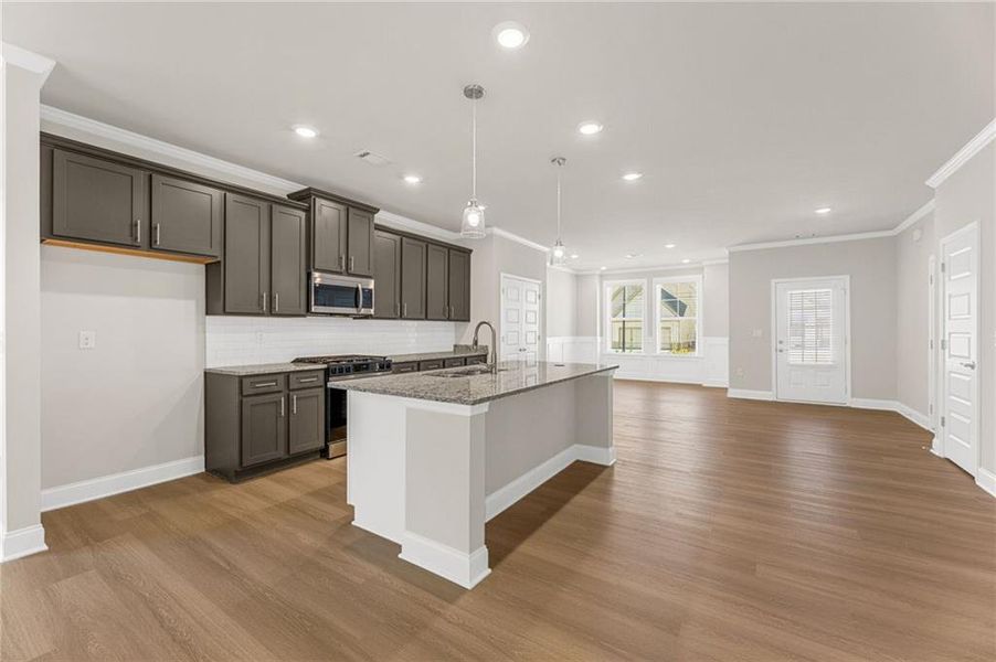 Furnished interior view inside a new home in Cooper's Walk, Loganville (Image 3).