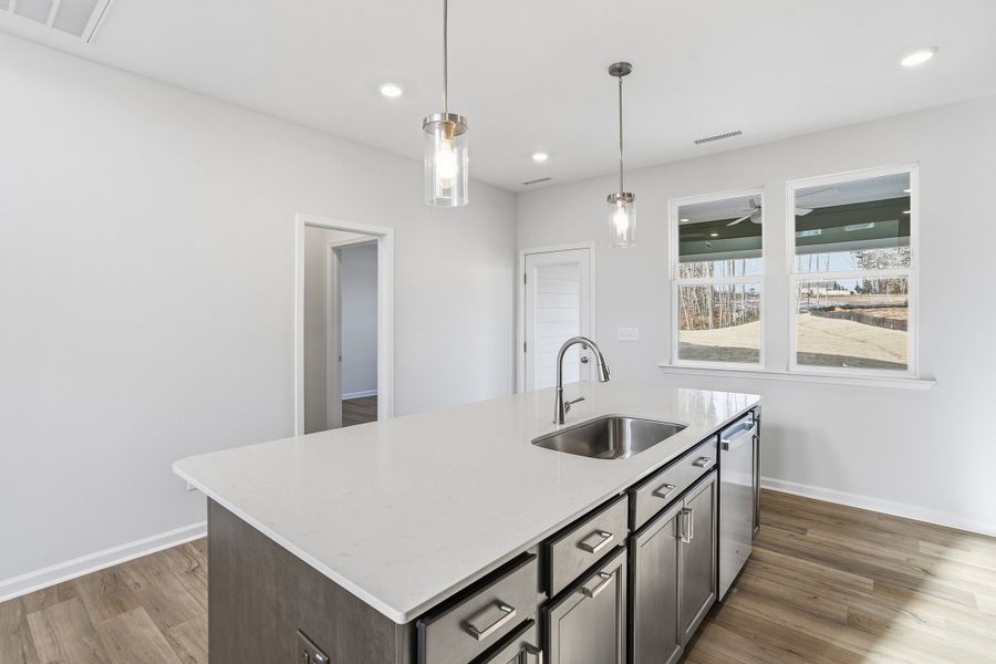 Furnished interior view inside a new home in Ovation at Sweetbrier, Durham (Image 13).