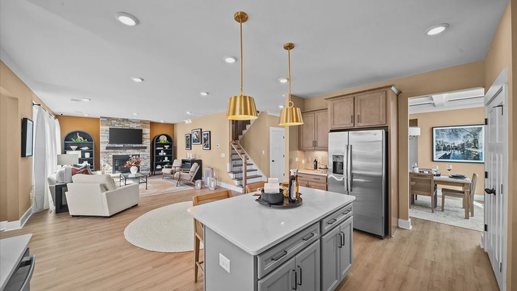 Furnished interior view inside a new home in Foxbank, Gray Court (Image 9).