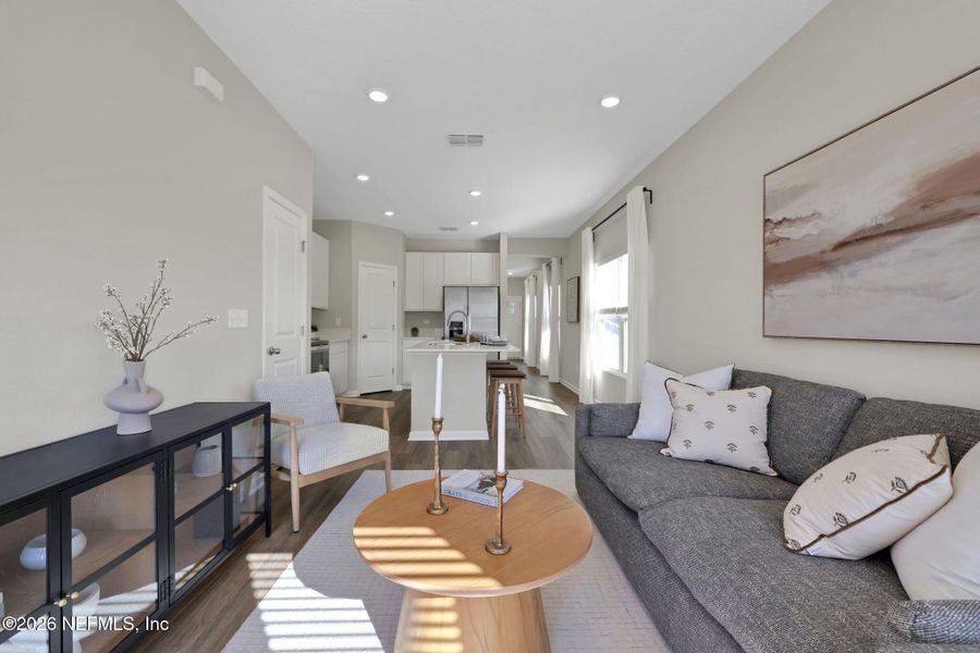 Furnished interior view inside a new home in , Jacksonville (Image 5).