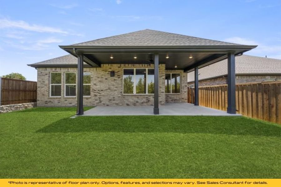 Representative exterior details of a home built from the The Cayman by Stonefield Homes in The Highlands, Rockwall (Image 48).