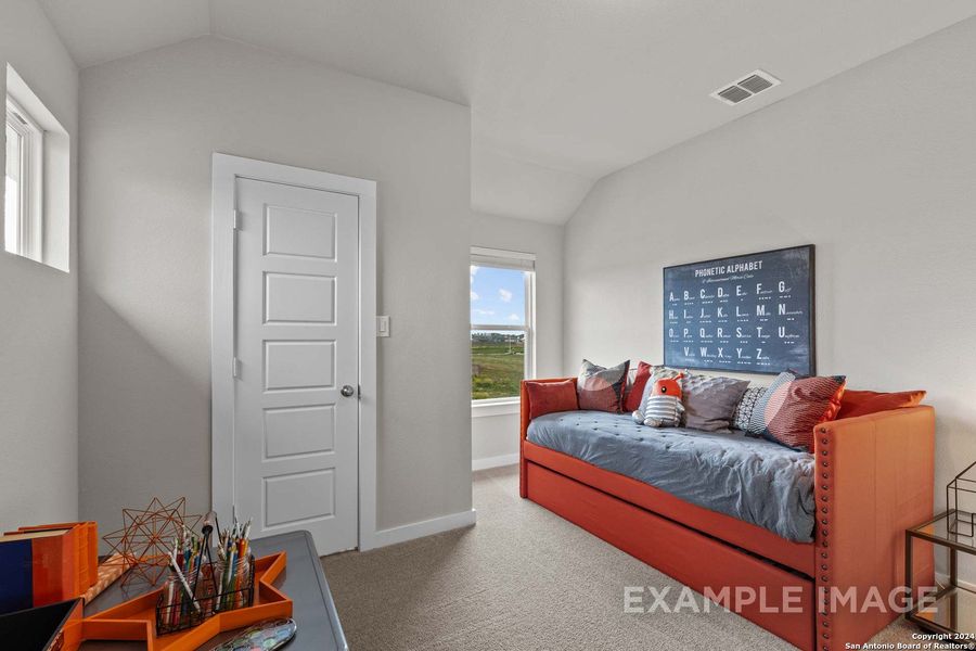 Furnished interior view inside a new home in Hannah Heights, Seguin (Image 31).