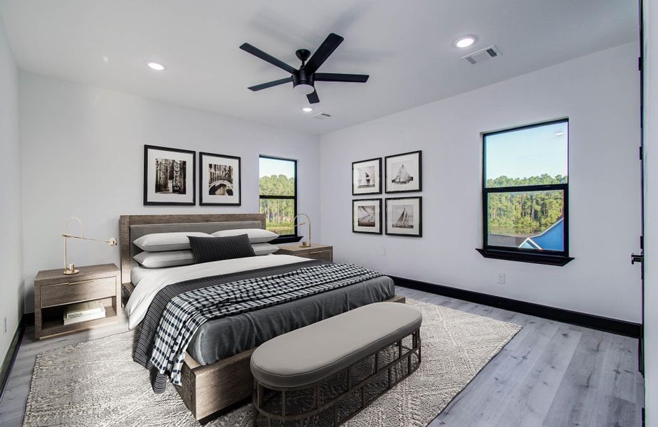 Furnished interior view inside a new home in , Trinity (Image 3).